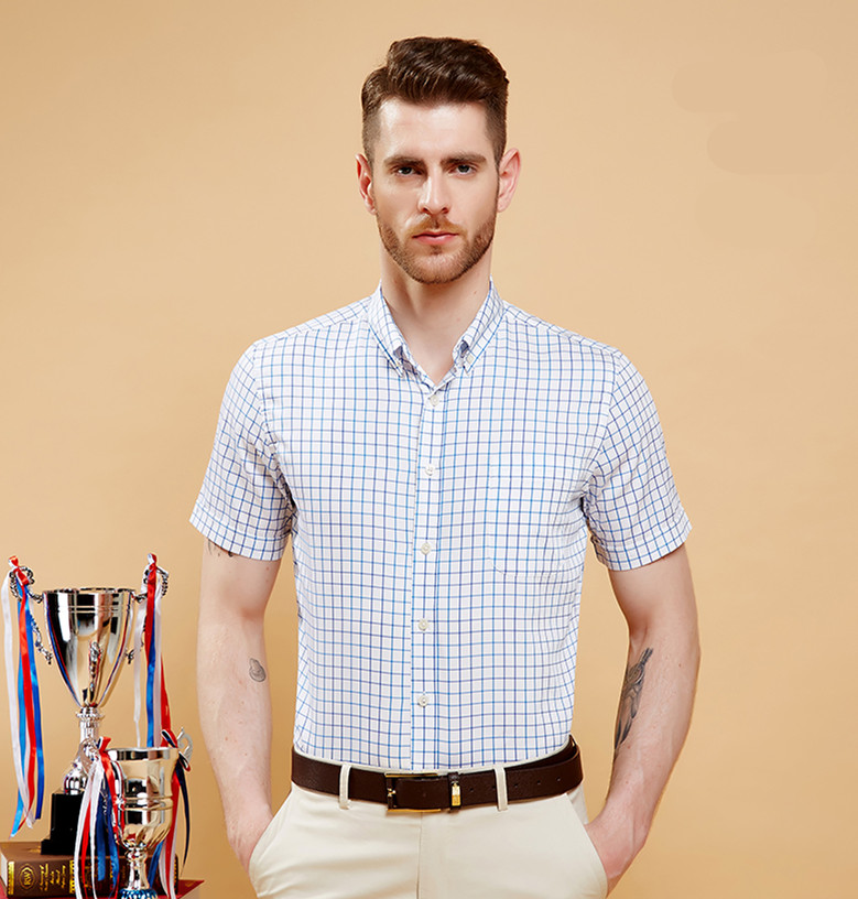 Men Short-sleeves Business Shirt