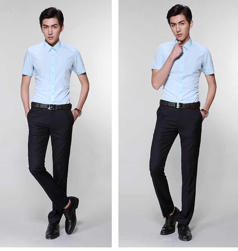 Men Short-sleeves Business Shirt
