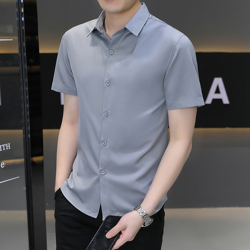 Men Short-sleeves Business Shirt